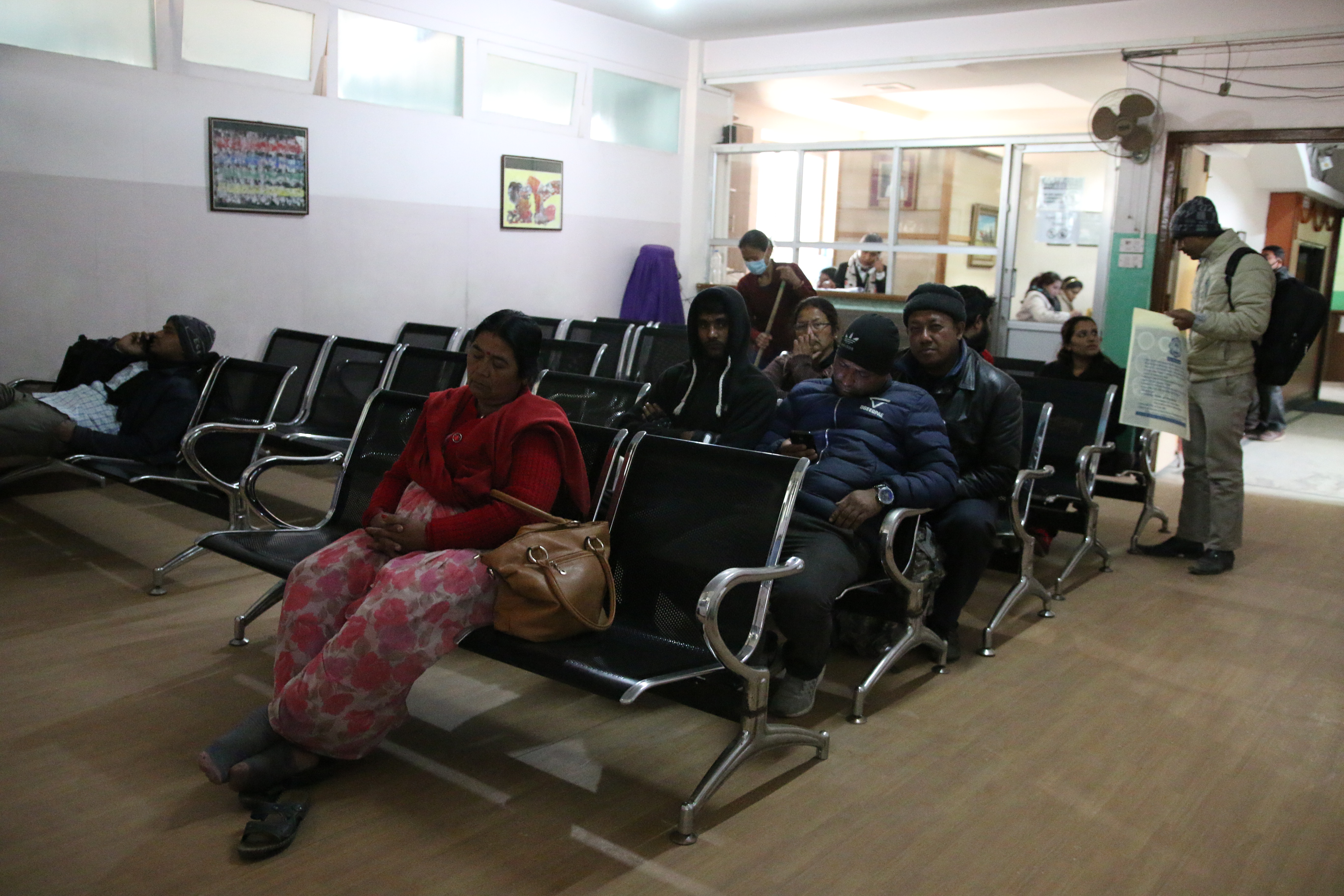Annapurna waiting room